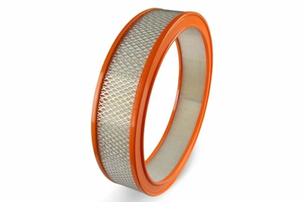 Air Filter - 14x3 - White Paper Element - Orange Ring - 120-179